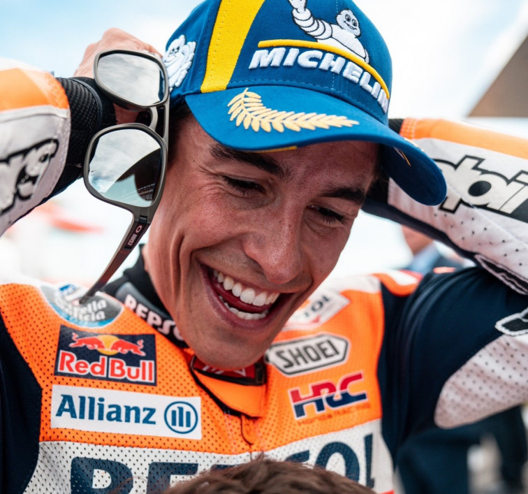 ​MOTOGP. Márquez vuelve a sonreír tras su pole y el podio en la carrera sprint de Portugal