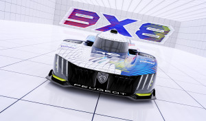 Peugeot presentó en Milán el 9X8 Hypercar, en colaboración con el diseñador gráfico J. Demsky