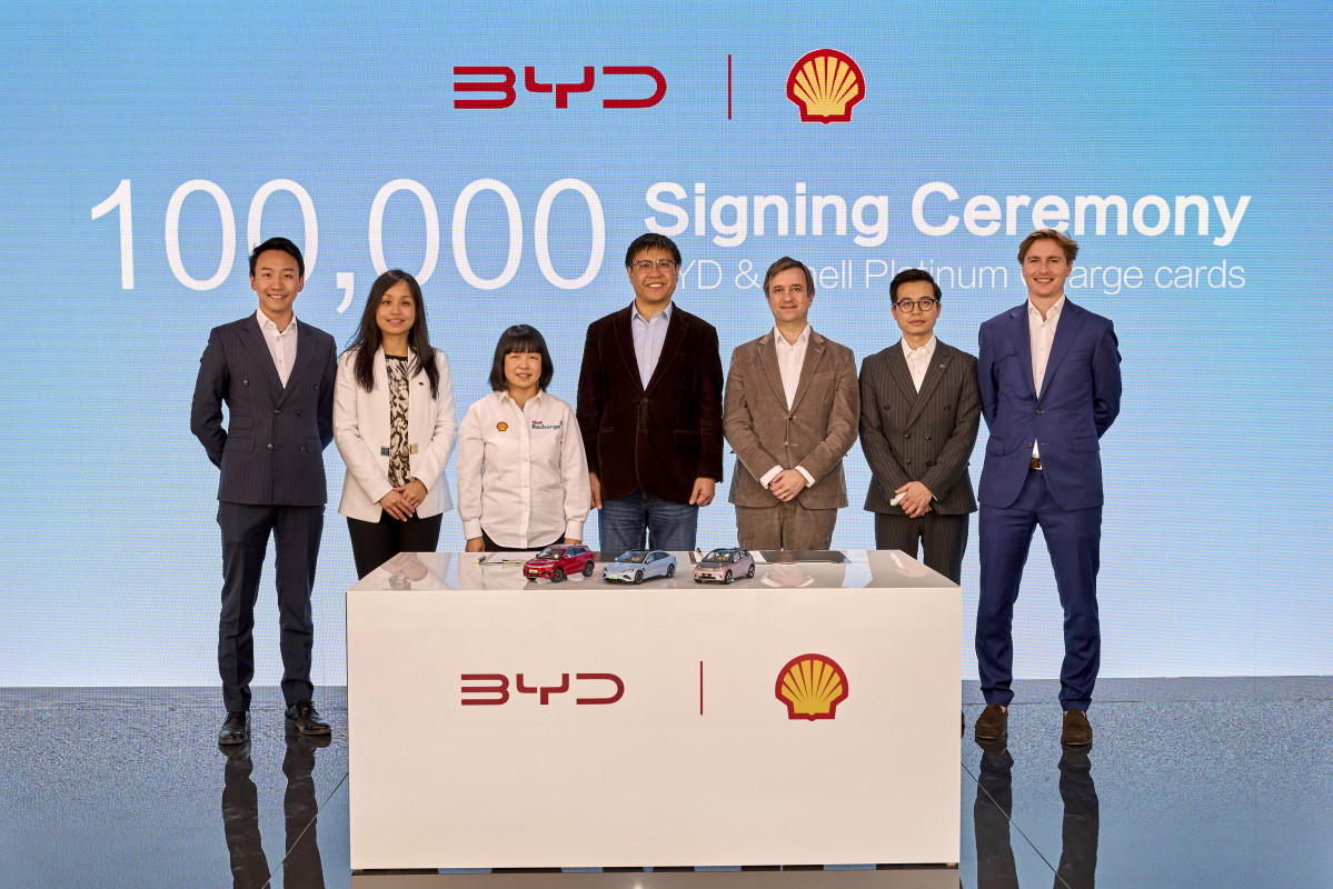 BYD y Shell se asocian cargadores carva coche eléctrico  (2)