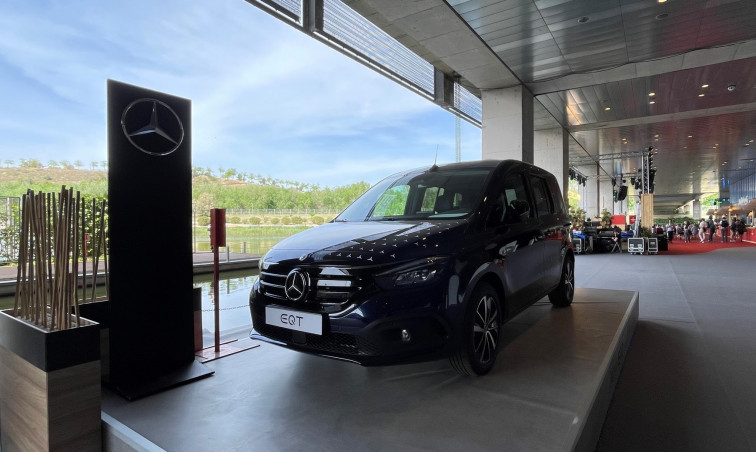 ​El nuevo monovolumen eléctrico de Mercedes-Benz EQT, se presenta en el Mutua Madrid Open