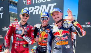 MotoGP. Brad Binder (KTM) sorprende en Jerez y se lleva la Sprint