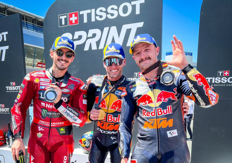 MotoGP. Brad Binder (KTM) sorprende en Jerez y se lleva la Sprint
