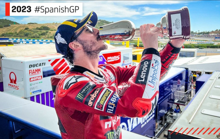 MotoGP. Bagnaia recupera el liderato del Mundial tras su victoria en Jerez