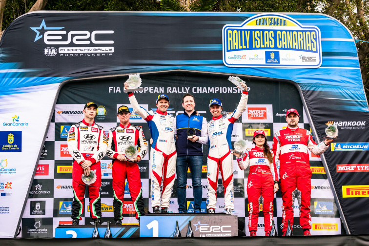 Victoria de Yoann Bonato en el Rallye Islas Canarias 2023