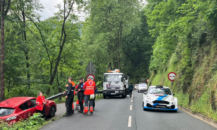 El piloto Artai Santidrián fallece en un accidente en el Rallysprint de Azpeitia
