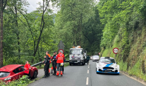 El piloto Artai Santidrián fallece en un accidente en el Rallysprint de Azpeitia