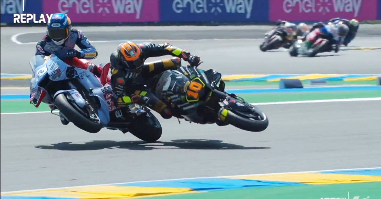 MotoGP. GP Francia. Bezzechi gana en LeMans y acecha el liderato de Bagnaia tras una carrera marcada por las caídas