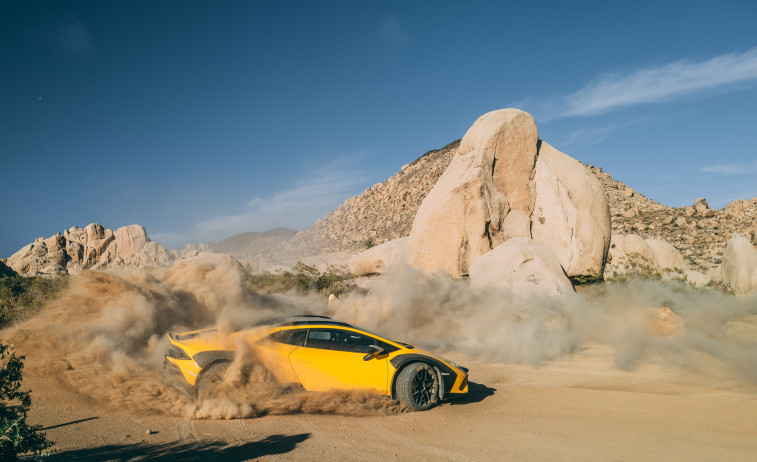 Lamborghini muestra la versatilidad del Huracán Sterrato en los paisajes de California