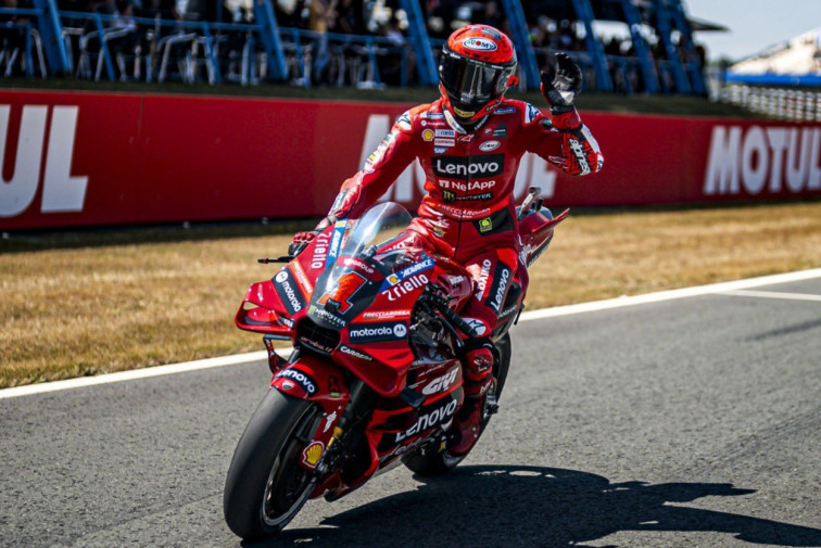 MotoGP. GP Países Bajos. Victoria de Bagnaia en Assen y podio de Espargaró