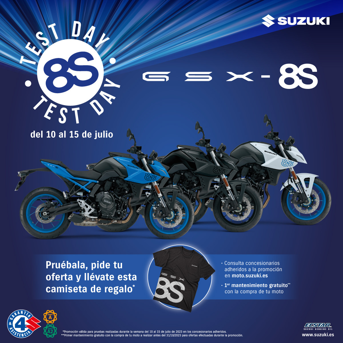 Suzuki celebra el lanzamiento de la GSX 8S con jornadas de prueba y ofertas especiales (1)