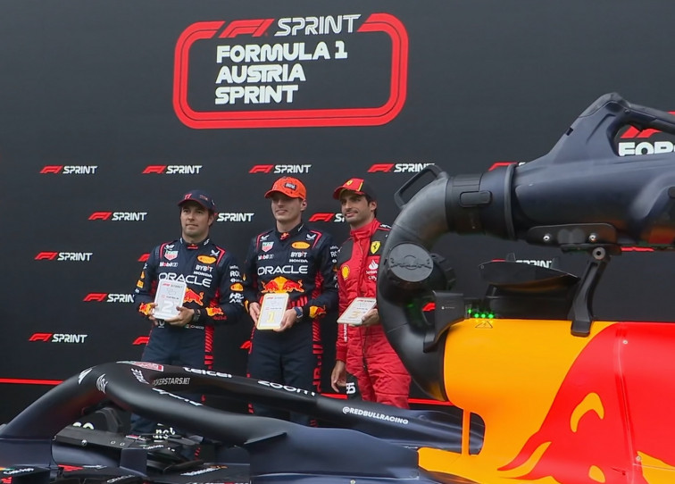 F1. Verstappen, el que mejor baila  bajo la lluvia en la Sprint del GP de Austria