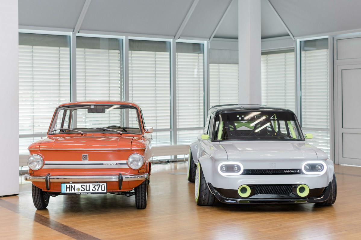 Los aprendices de Audi transforman el NSU Prinz 4  en el EP4 para el 150 aniversario de la marca (3)