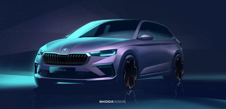Primeras imágenes de los renovados Scala y Kamiq que Skoda presentará el 1 de agosto