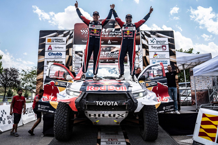 Al-Attiyah gana la Baja Aragón en su despedida de Toyota