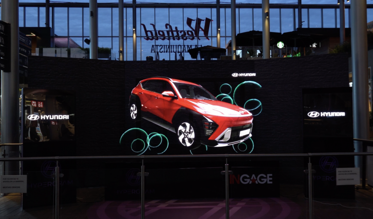 Hyundai hace historia con la presentación holográfica del nuevo Kona en Barcelona