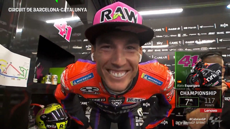 MotoGP Catalunya. Aleix Espargaró y Aprilia presentan credenciales en la Sprint de Montmeló