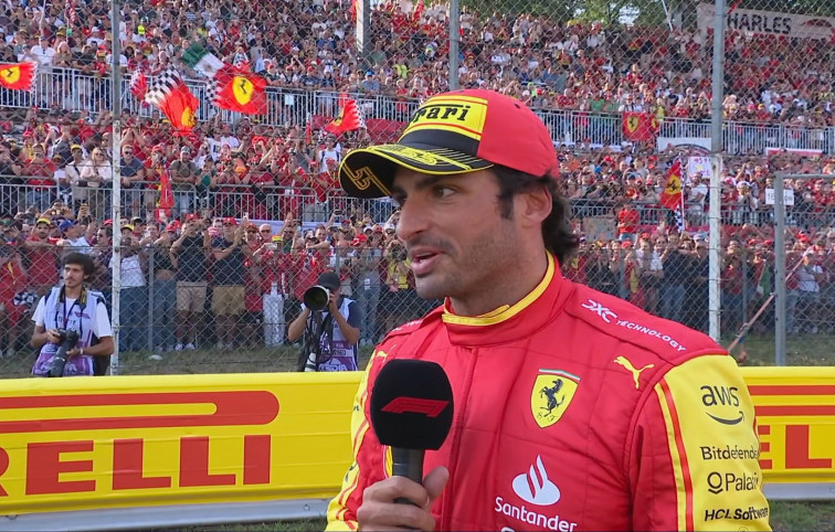 F1. Carlos Sainz desata la pasión de los tifosi con su pole en Monza