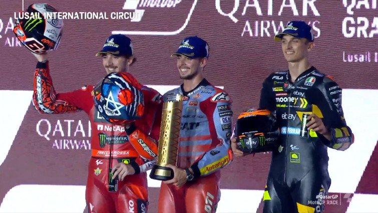 MotoGP | Bagnaia deja encarrilado el Mundial para Valencia ante el fiasco de Martín en Qatar
