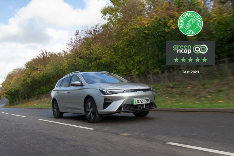 Cinco estrellas Green Ncap y premio LCA para el MG5 Electric, por su baja contaminación productiva