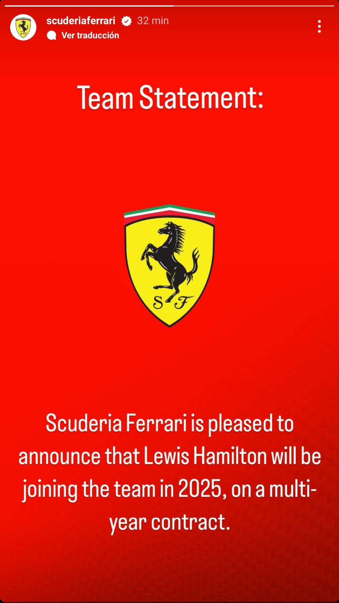 Ferrari hamilton fichaje