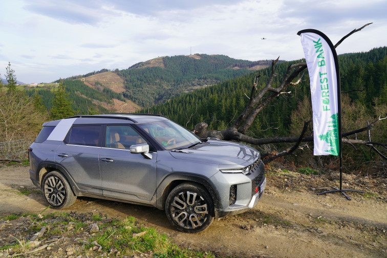 SsangYong colaboró en la reforestación del monte Aretzabaleta (Vizcaya), arrasado por un incendio