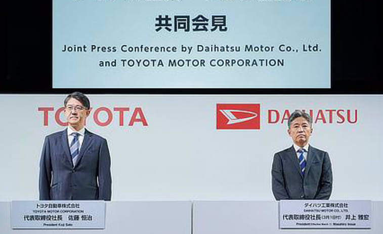 Toyota se carga al presidente de Daihatsu tras el escándalo de certificación de vehículos
