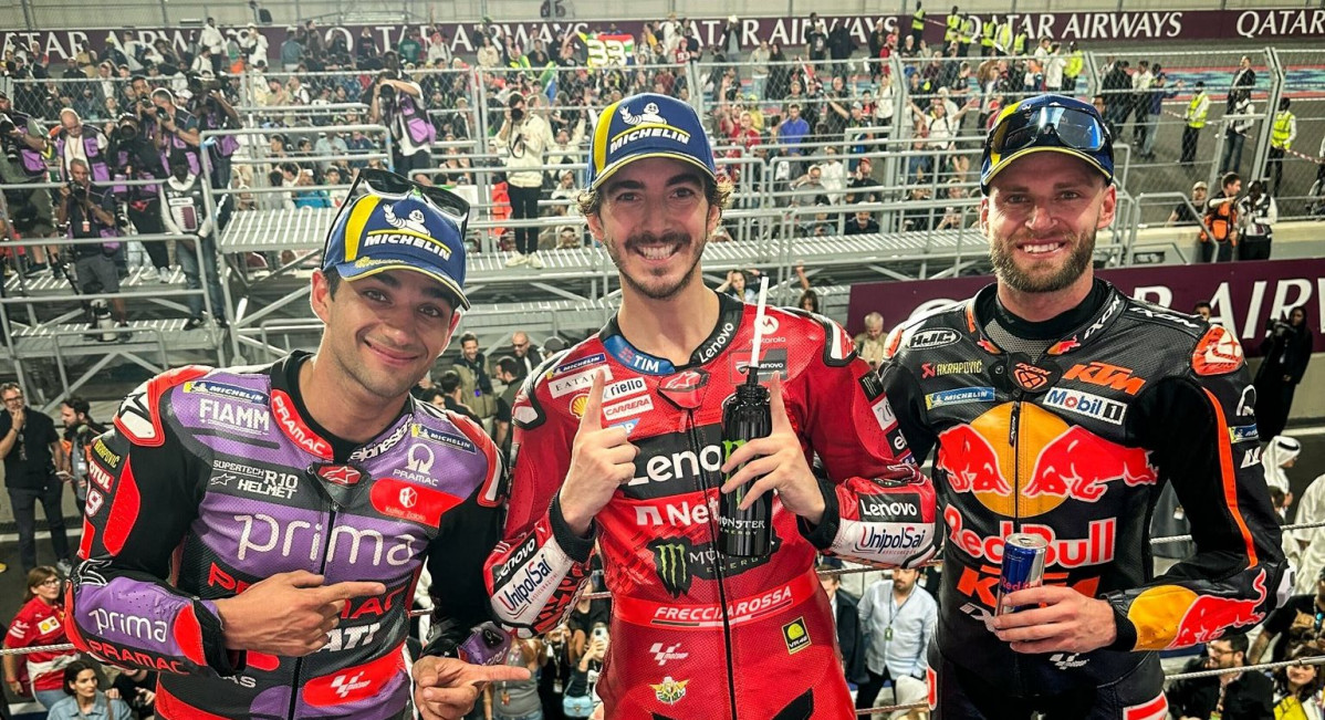 Podio gp qatar 24