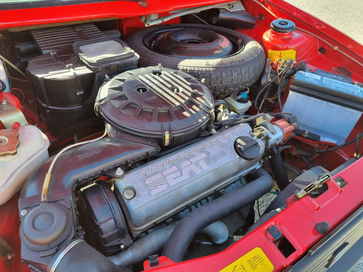 Seat Ibiza MK1. 09 Motor System Porsche