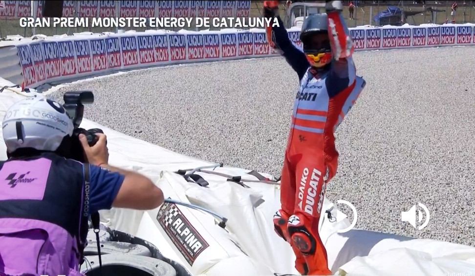 Motogp catalunya marquez celebracion