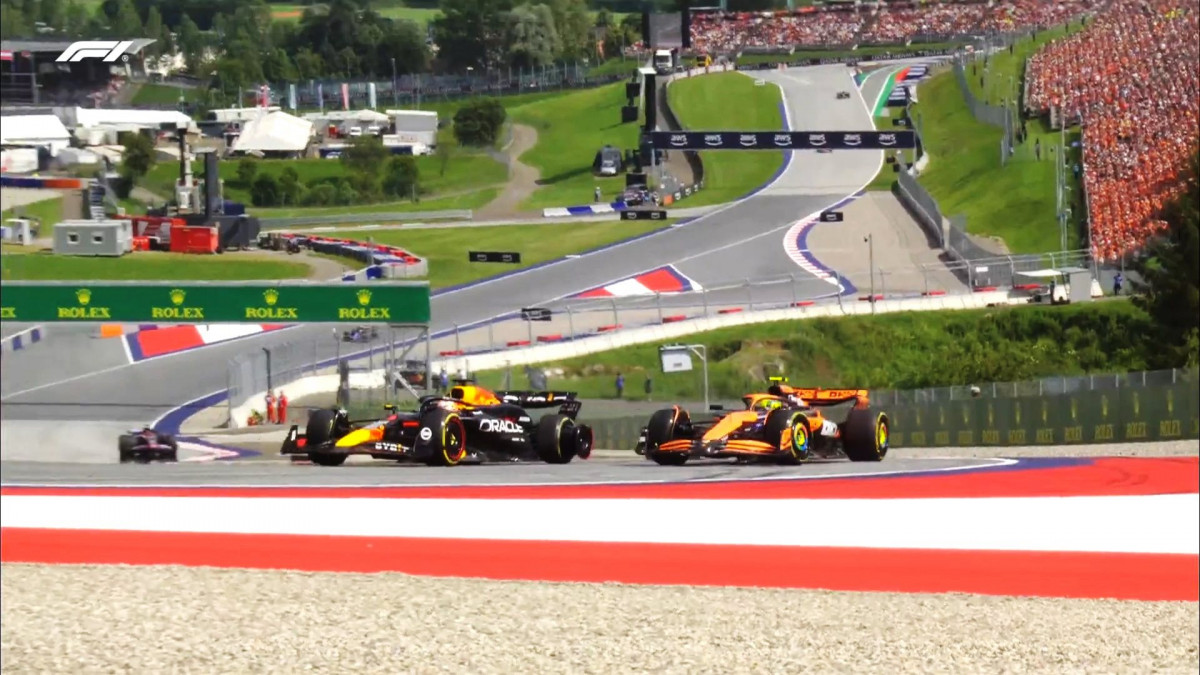 F1. gp austria. lucha verstappen y norris