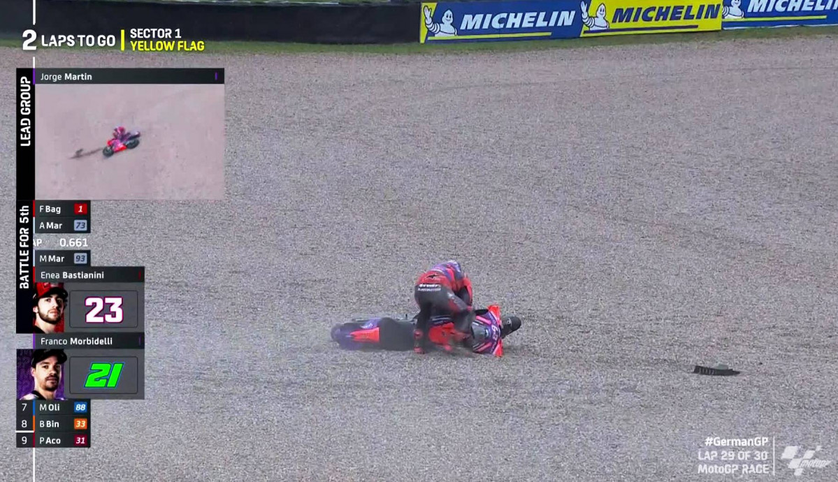 Motogp. caida jorge martin alemania