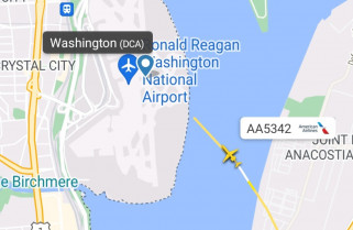 Un avión de American Eagle y un helicóptero militar se estrellan sobre el río Potomac, en Washington