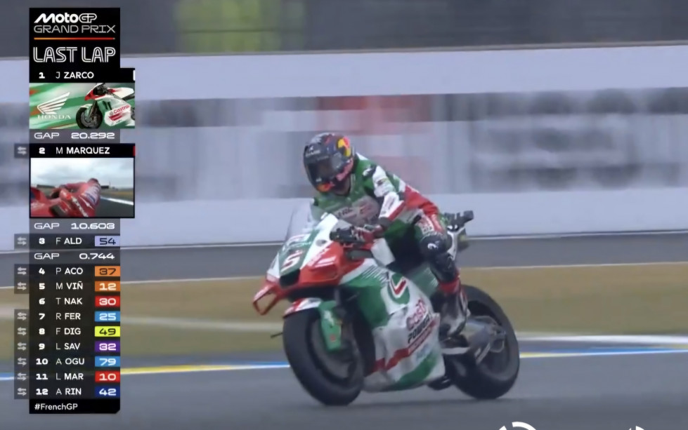 MotoGP | La victoria de Zarco (Honda) en Le Mans acabó con la racha de 22 victorias seguidas de Ducati