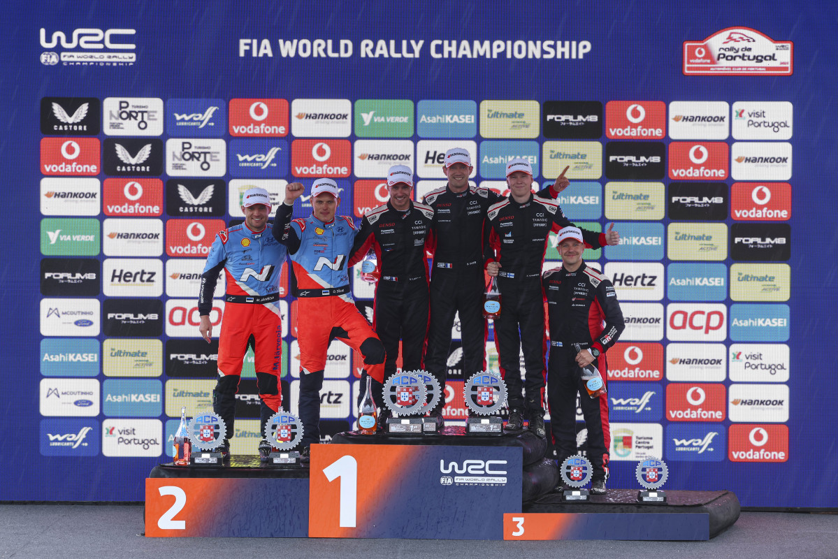 Wrc. podio portugal 2025