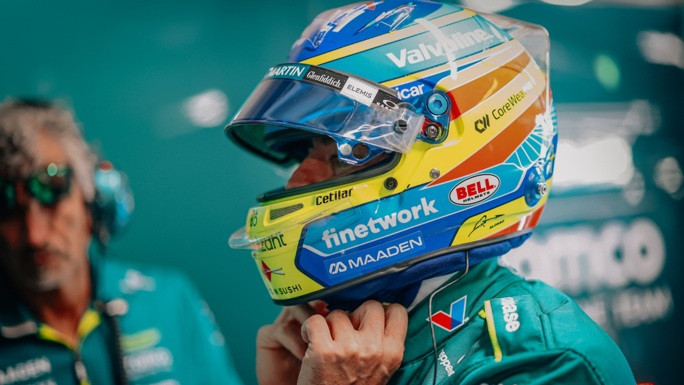 Fernando alonso. aston martin. 27