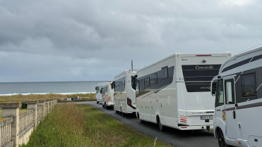 (II). La IX Ruta de autocaravanas Yakart, dejó la costa cantábrica rumbo a la Ribeira Sacra