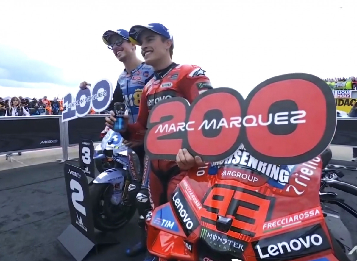 Motogp. alex y marc. 100 y 200 victoria
